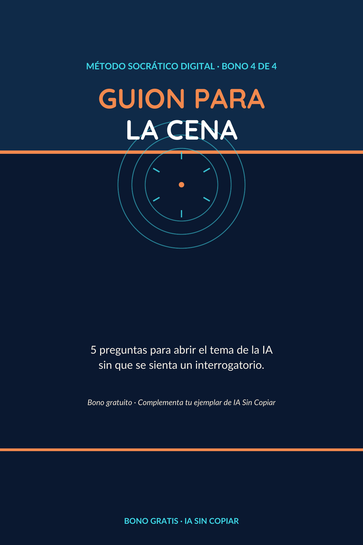 Portada del bono Guion para la Cena