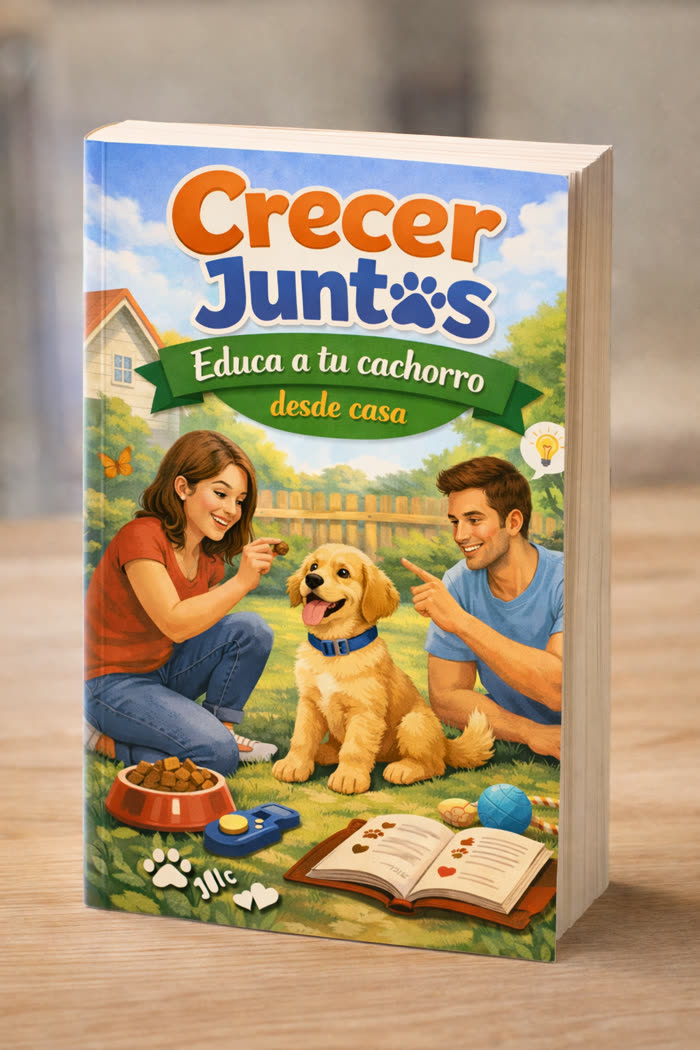 Portada del bono Crecer Juntos: Educa a tu cachorro desde casa